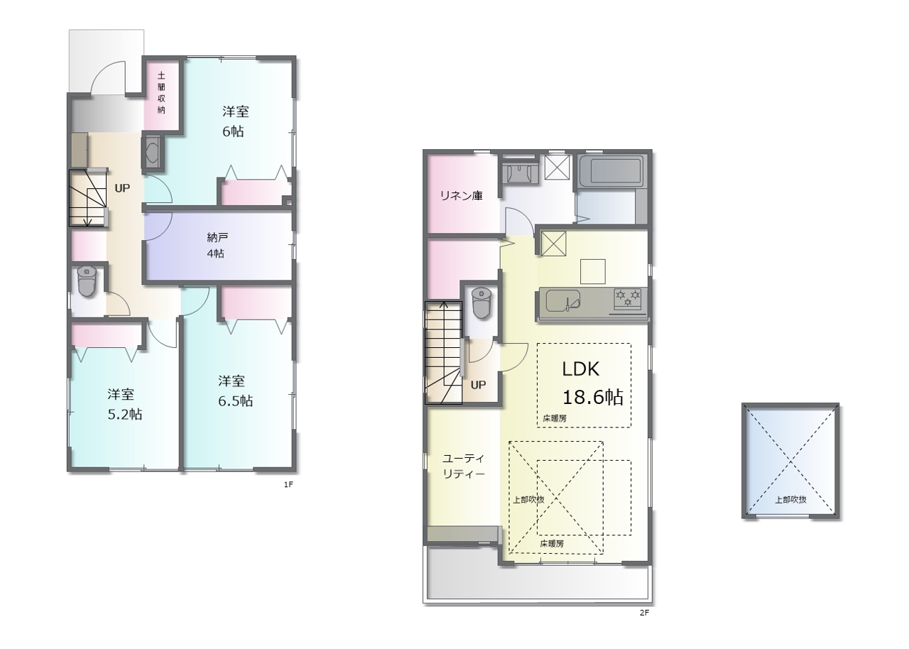 1号棟　間取り図